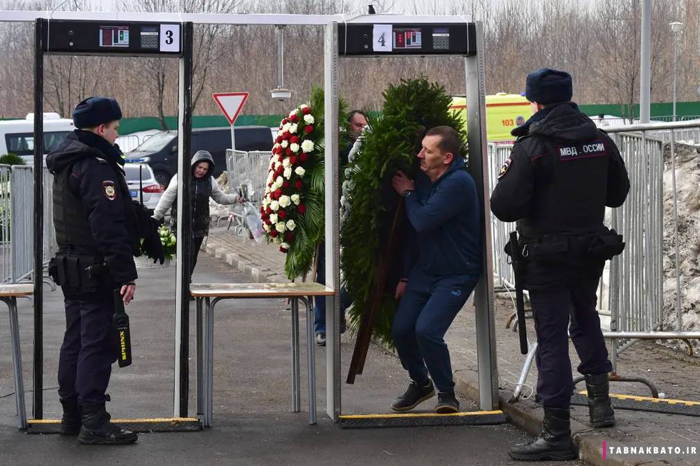 تشییع جنازه الکسی ناوالنی در مسکو