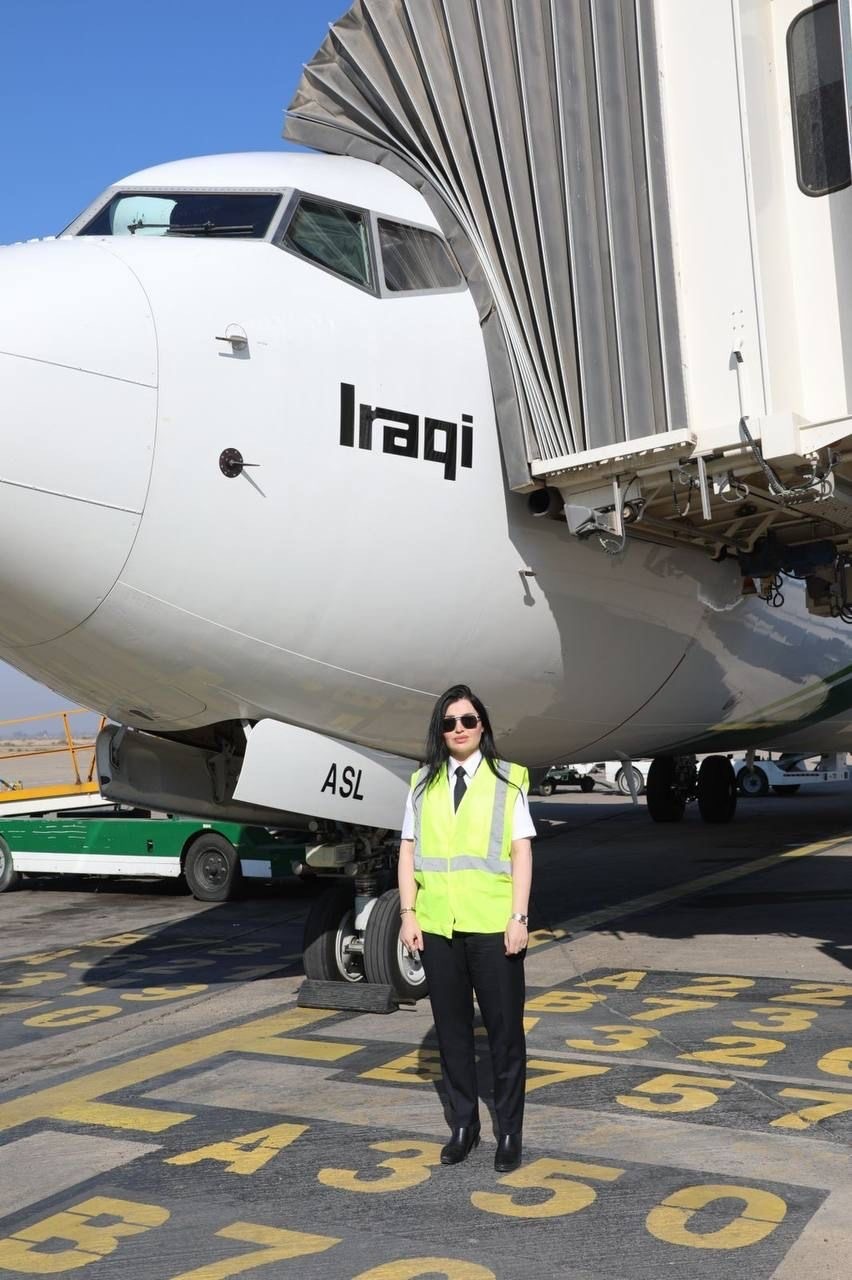 اولین کاپیتان خلبان زن در هواپیمایی ملی عراق