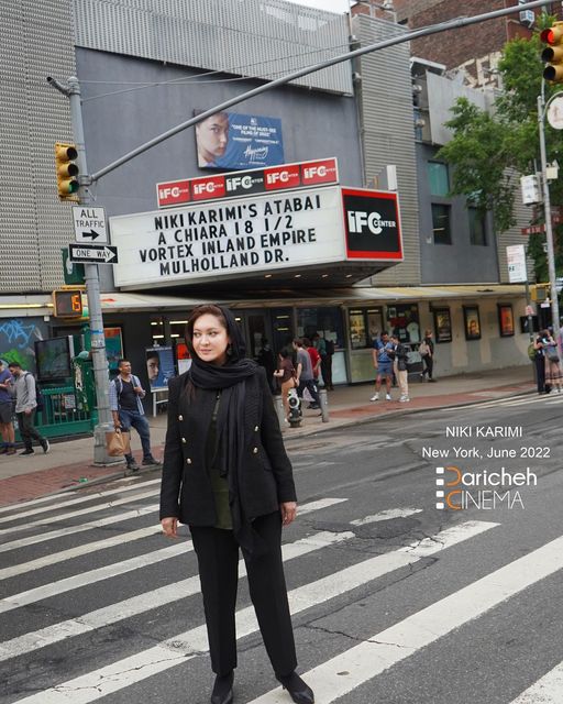 تصاویر نیکی کریمی با کُت بسیار گرانقیمتش در نیویورک