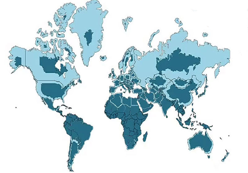 آیا ابعاد واقعی کشورهای جهان در نقشه، تحریف شده‌اند؟