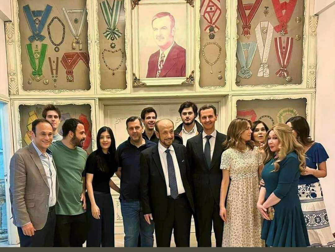 تصویری جدید از خانواده بشار اسد