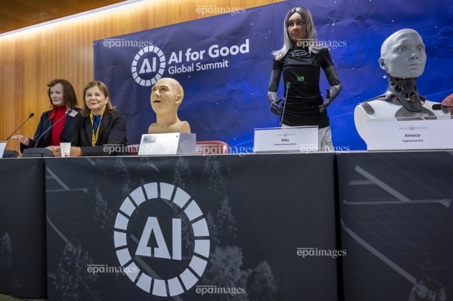 ربات‌های انسان نما در سازمان ملل: با کمک هوش مصنوعی بهتر از انسان‌ها می‌توانیم دنیا را اداره کنیم