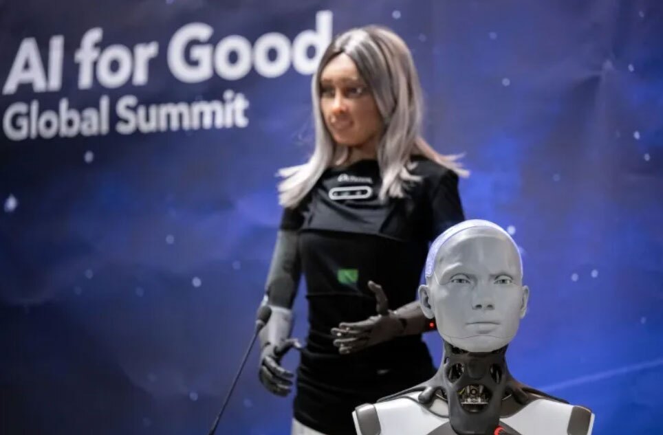ربات‌های انسان نما در سازمان ملل: با کمک هوش مصنوعی بهتر از انسان‌ها می‌توانیم دنیا را اداره کنیم
