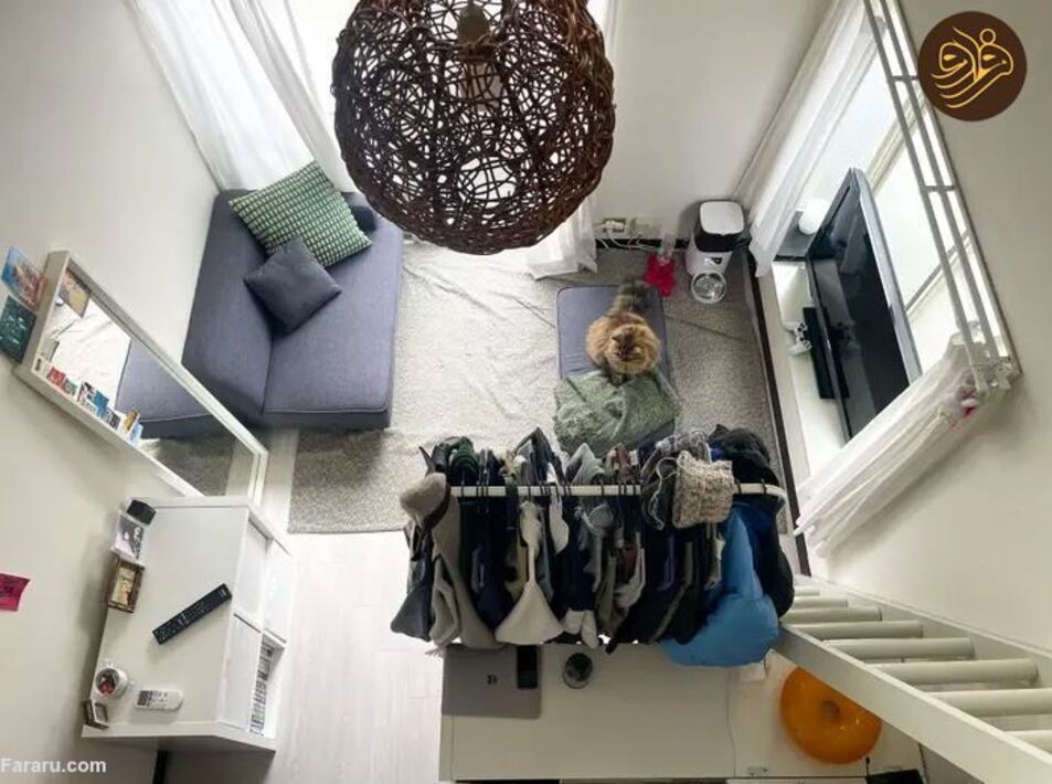 عکس‌هایی از یک میکرو آپارتمان ۱۵ متری با هزینه ۴۸۵ دلار