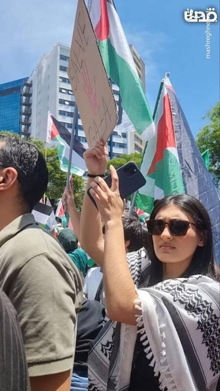 تظاهرات گسترده حمایت از غزه در برزیل (مشرق)