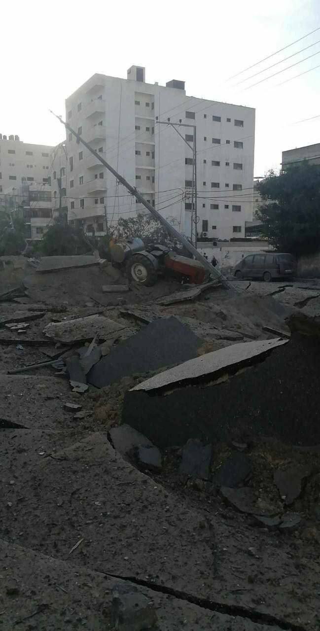 تصاویری از تخریب تونل‌های زیرزمینی حماس