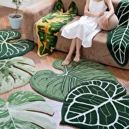 انواع مدل قالیچه با طرح برگ برای منزل