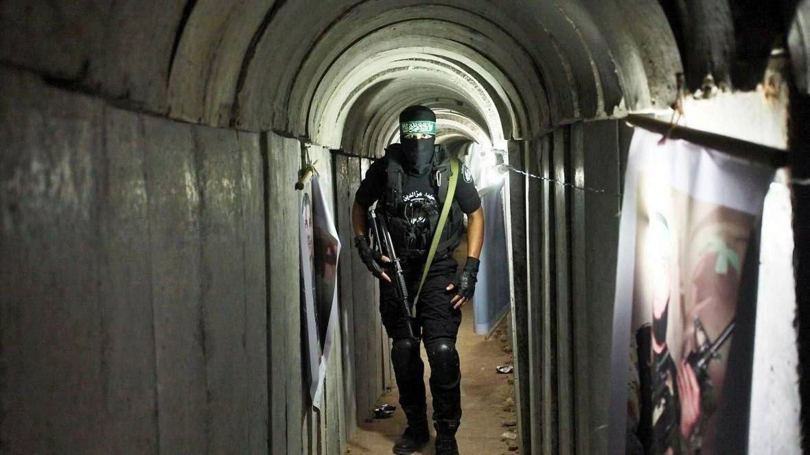 حماس تصاویر تونل‌های زیر نوار غزه را منتشر کرد