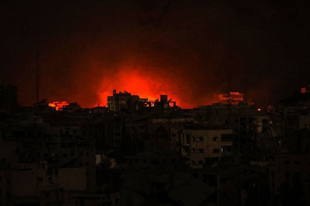 عکس‌های آخرالزمانی از شهر غزه زیر آتش اسرائیل