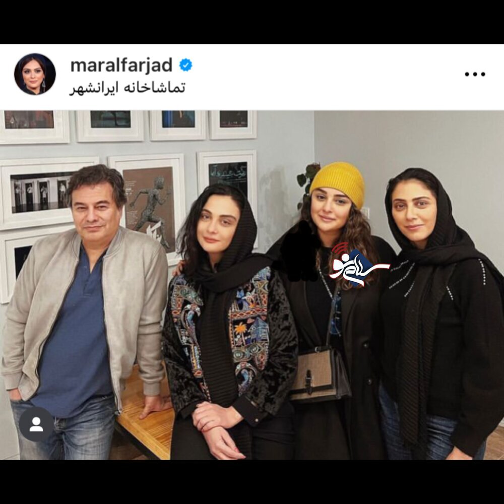 پیمان قاسم‌خانی و همسرش در کنار خواهران بازیگر