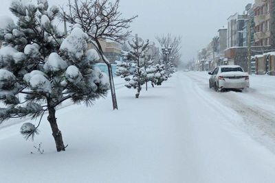 برف بهاری، مردم این شهر ایران را غافلگیر کرد