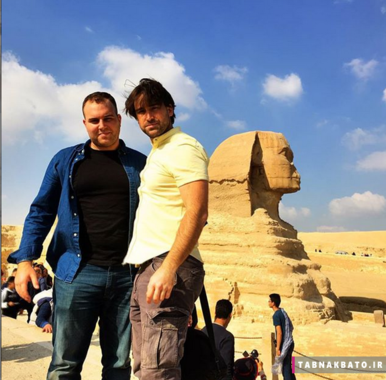 مایکل و شان دو فرزند الیور استون در سفر به مصر
