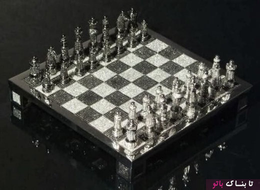 شطرنج ۹.۸ میلیون دلاری ساخته شده از الماس 