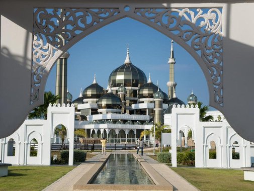 نمایی دیگر از مسجد کریستال مالزی