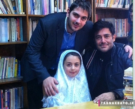 محمدرضا گلزار و خواهرزاده و برادر کوچکش