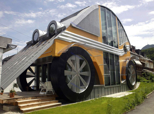 خانه ای شبیه به ماشین با گنجایش 4نفر،سالزبورگ،اتریش