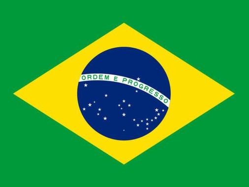 27ستاره نقش پرچم برزیل نشانه استانهای این کشور است، و بهمان صورت که درآسمان دیده میشود براین پرچم نقش بسته است.رنگ سبز سمبل جنگلها و زرد نشانه ثروت طلای این کشور است.