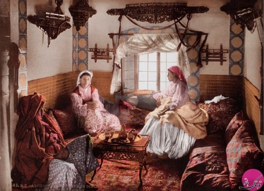 زنان در خانه، الجزائر، ١٨٩٩ 