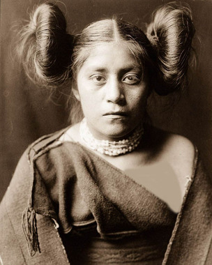یک دختر اهل قبیله توا (Tewa) در سال 1906