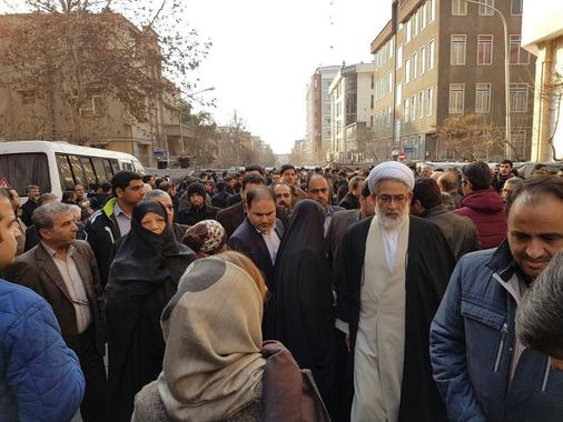 حضور دادستان کل کشور در مراسم تشییع پیکر آیت الله هاشمی رفسنجانی