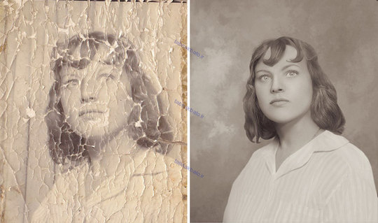 بازسازی عکس های قدیمی به دست خانم تاتیانا دیاچنکو هنرمند اکراینی
