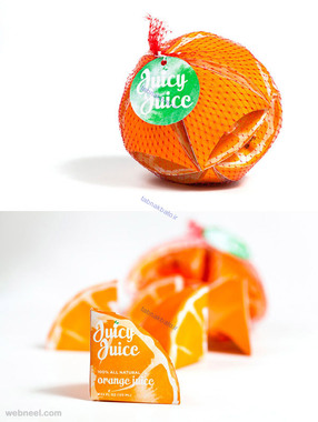 ایده های بسته بندی آب پرتقال