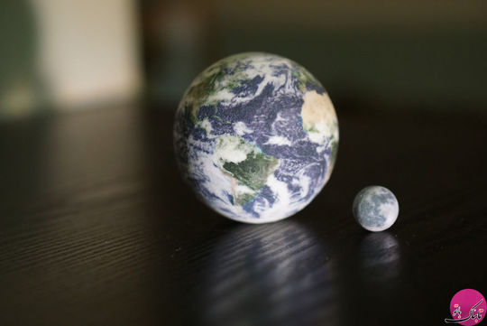 سیاره زمین و کره ی ماه