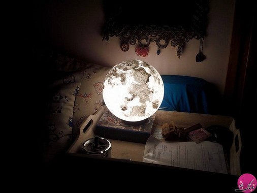 تبدیل اتاق به جهان هستی با لامپ‌های ماه و سیاره