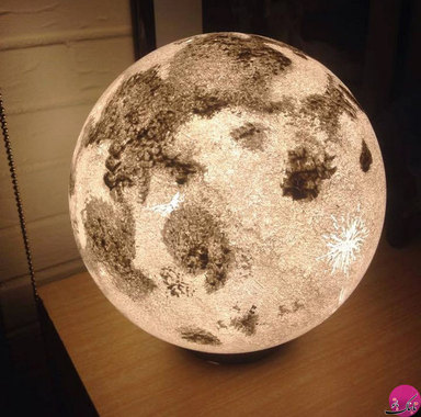 تبدیل اتاق به جهان هستی با لامپ‌های ماه و سیاره