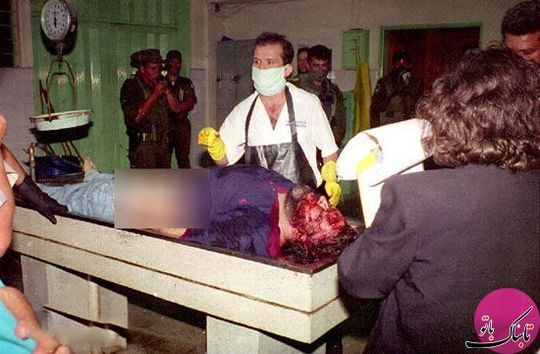 جسد اسکوبار در پزشکی قانونی کلمبیا برای تأیید مرگ