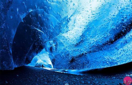 غارهای یخی Langjokal Gracier ، ایسلند
