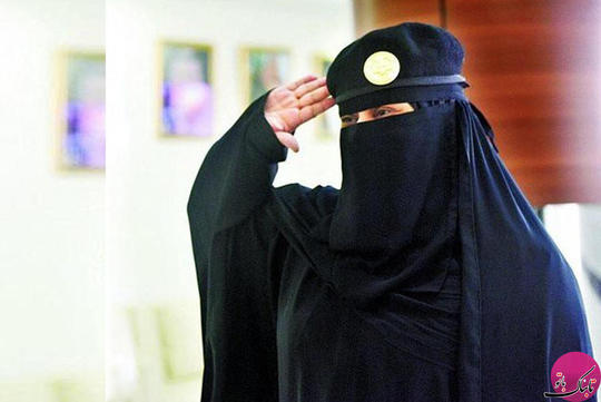 احترام نظامی به سبک زنان سعودی