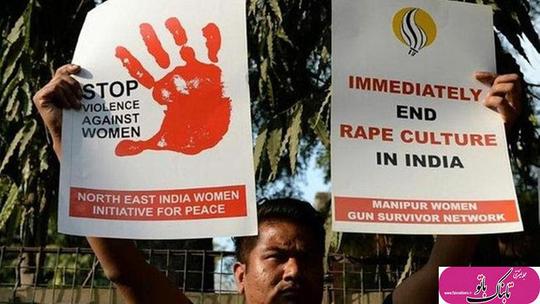 عکس نوشته: فورا به خشونت و تجاوز علیه زنان هندی پایان دهید