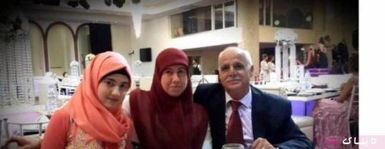پدر قاتل کنار همسر و دخترش