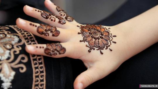 نقش زیبای حنا روی دست، پاکستان