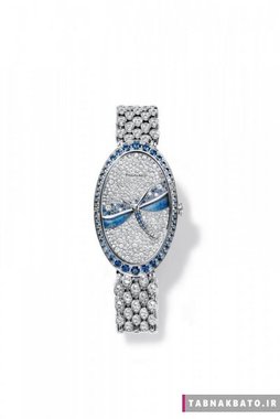 برند تیفانی از زیبایی طلای سفید، الماس و یاقوت آبی برای تولیدات جدید خود نهایت استفاده را برده و این ساعت های زیبا را خلق کرده است