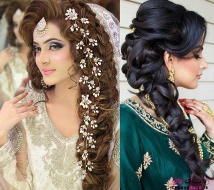 مدل موهای زیبای هندی برای عروس