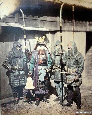 سامورایی ها، ۱۸۷۰ ، عکس رنگی شده