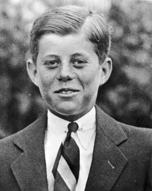 چهره «جان اف. کندی» در 10 سالگی/ سال 1927