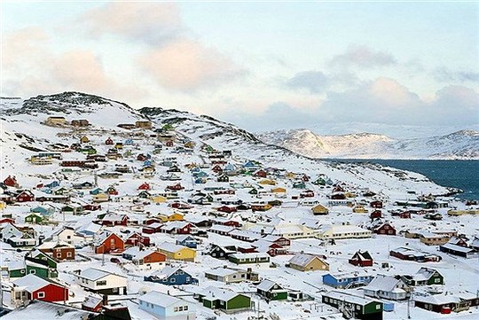کاکورتوک در جنوب جزیره گرینلند ( گروئنلند).