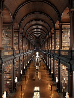 کتابخانه‌ی کالج ترینیتی (Trinity)، دوبلین، ایرلند