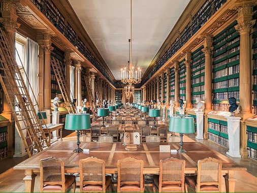 کتابخانه‌ی مازارین(Mazarine)، پاریس، فرانسه