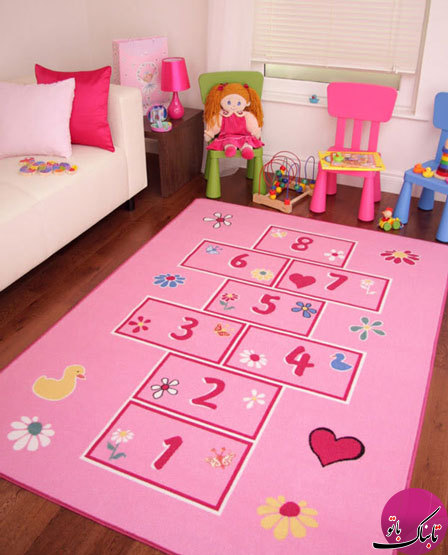 فرش هایی زیبا برای اتاق کودکان