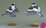ساخت مجسمه های کاغذی از پرندگان