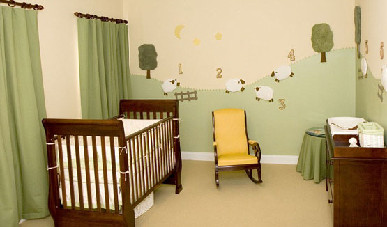 ایده خلاقانه برای تزئین اتاق نوزاد