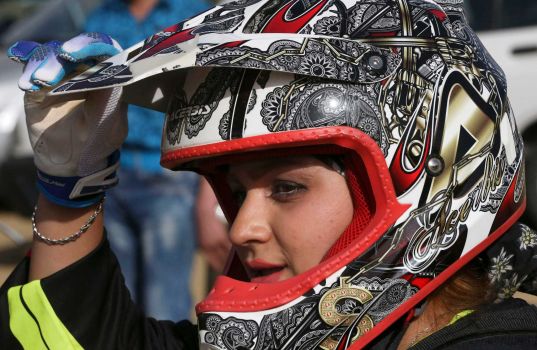 ‌موتور‌سوار زن ایرانی در خبرگزاری آمریکایی+عکس
