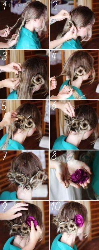 آموزش تصویری بستن مو به روش های مختلف