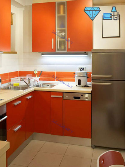 ۸ ایده برای طراحی دکوراسیون آشپزخانه های کوچک