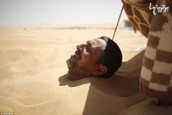 تصاویر: سونای شن داغ در مصر