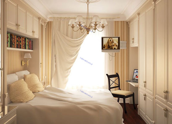 تصاویر: ایده هایی برای چیدمان اتاق خواب های کوچک